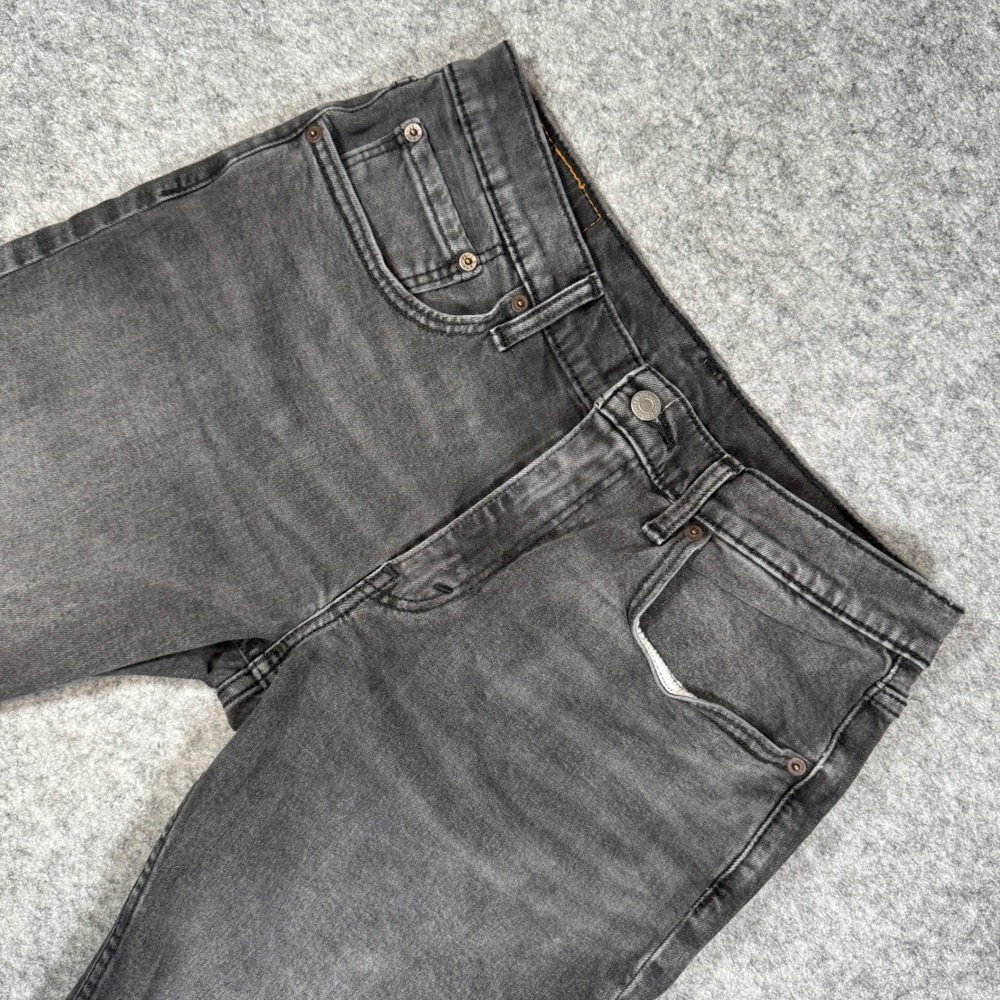 Levis 405 Mens Grey Faded Denim Cut Off Shorts‎ Size 32 39864-0065